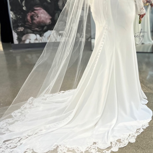 Oxford Street Wedding Dress - NOT ALTERED Size 12 - Picture 6 of 7